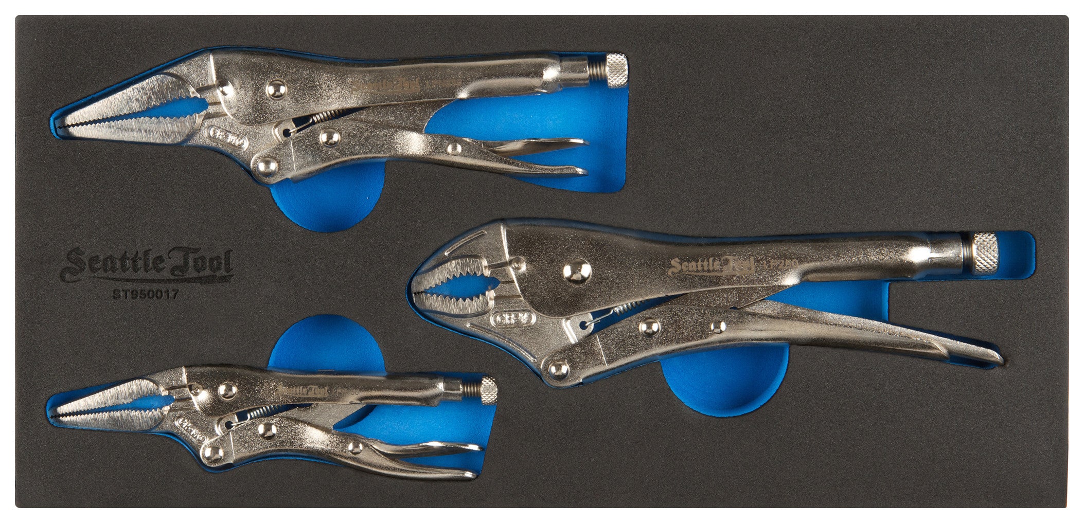 Locking Plier Set - 3 Pieces