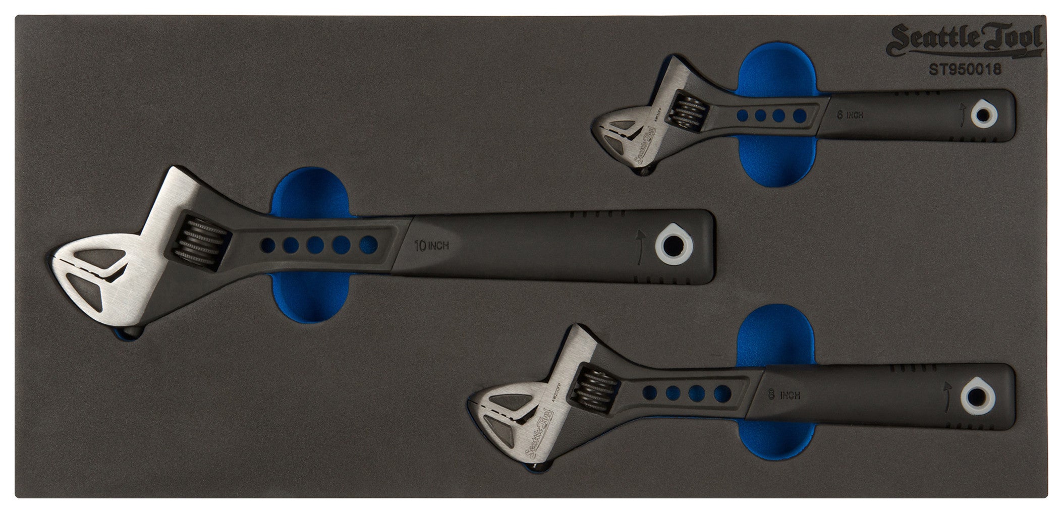 Adjustable Wrench Set - 3 Pieces