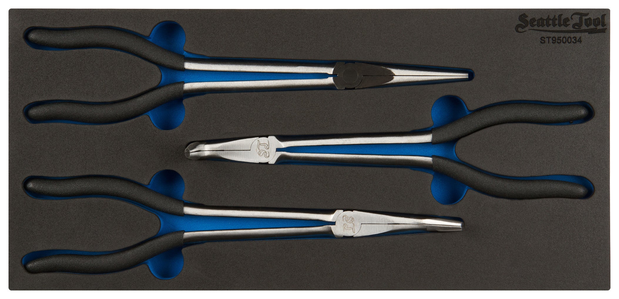 Long Nose Plier Set - 3 Pieces