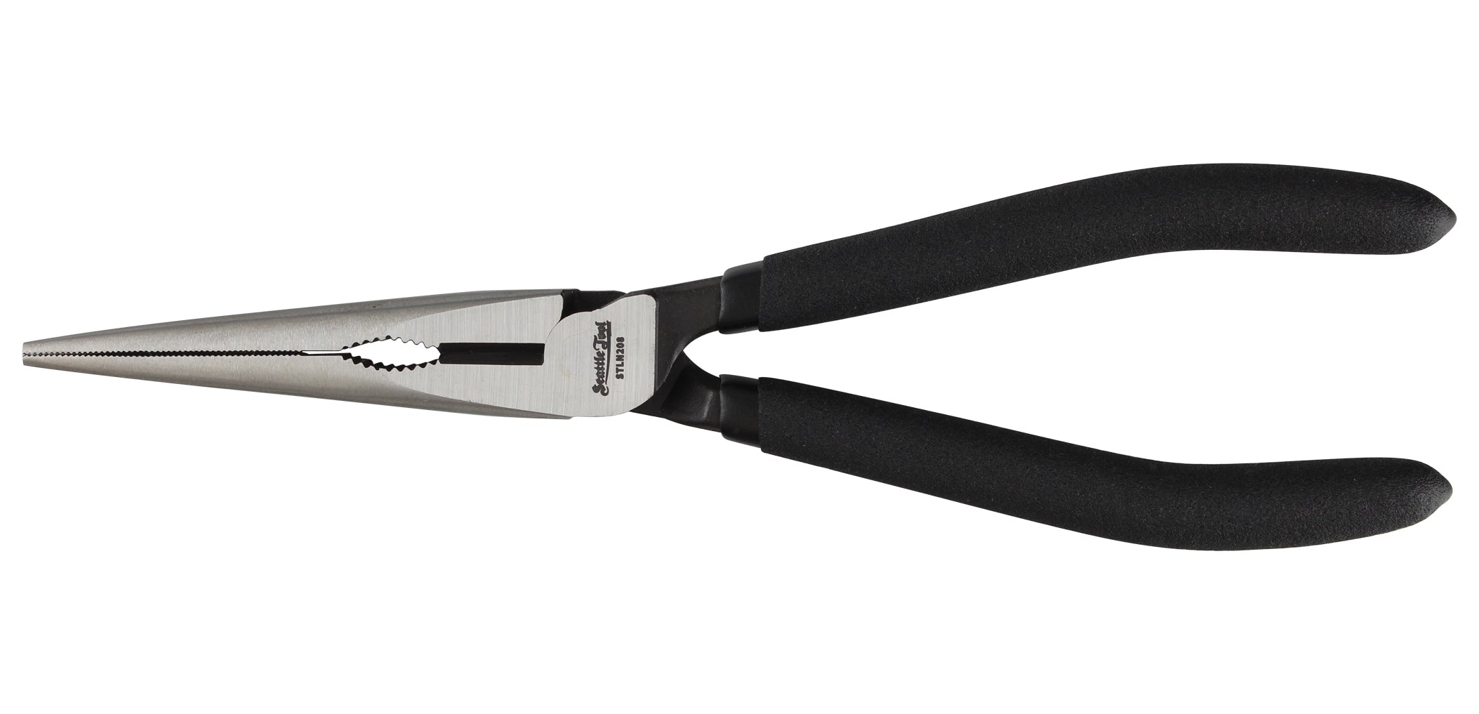Snap-On 196ANCF 8-Inch Long Nose Pliers With Cutter & Side Fastener – Red Handle, Handy Shop Tool