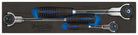 1/4", 3/8", 1/2" Swivel Head Ratchet Set - 3 Pieces, Composite Handle